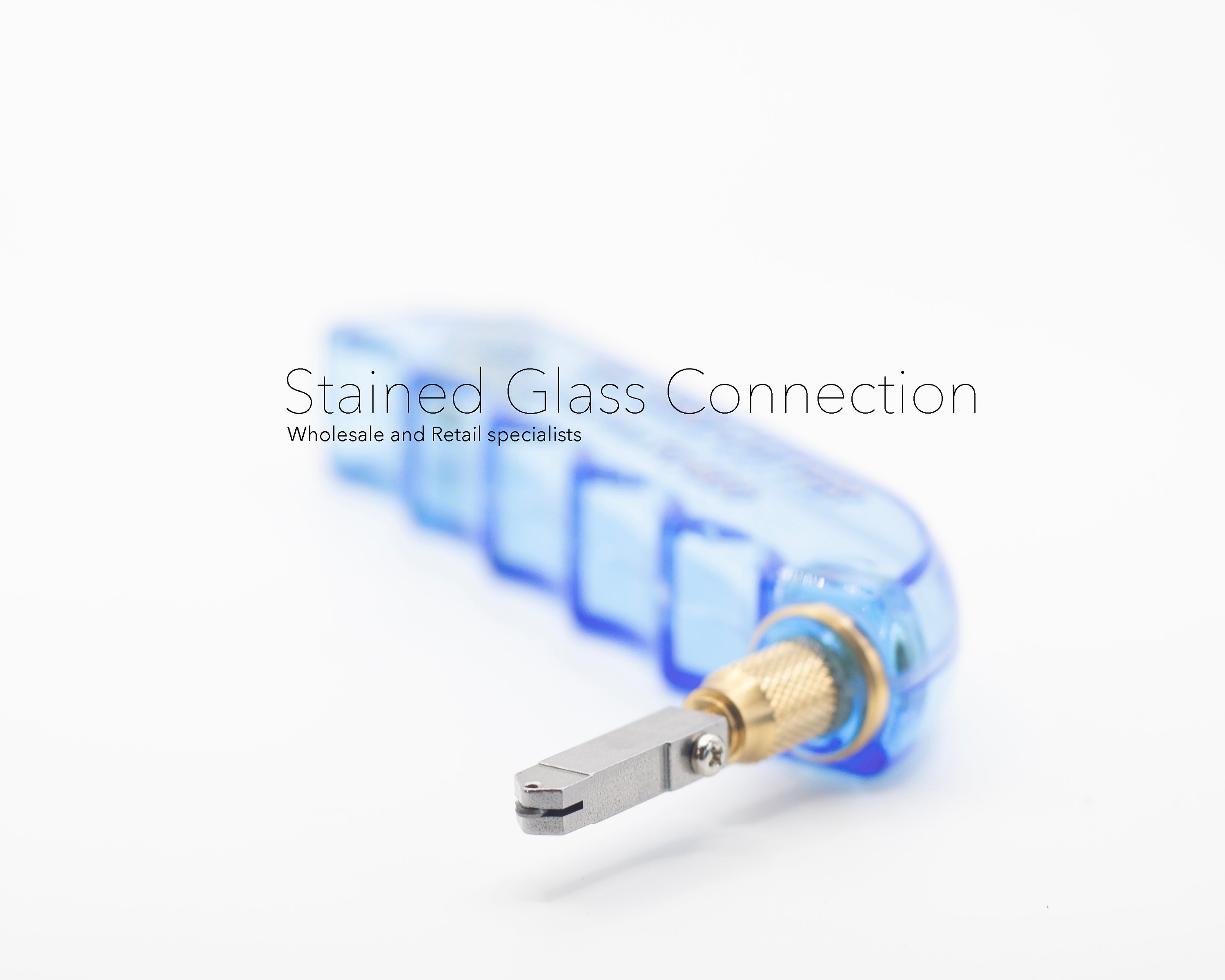 Pistol Grip Glass Cutter Blue