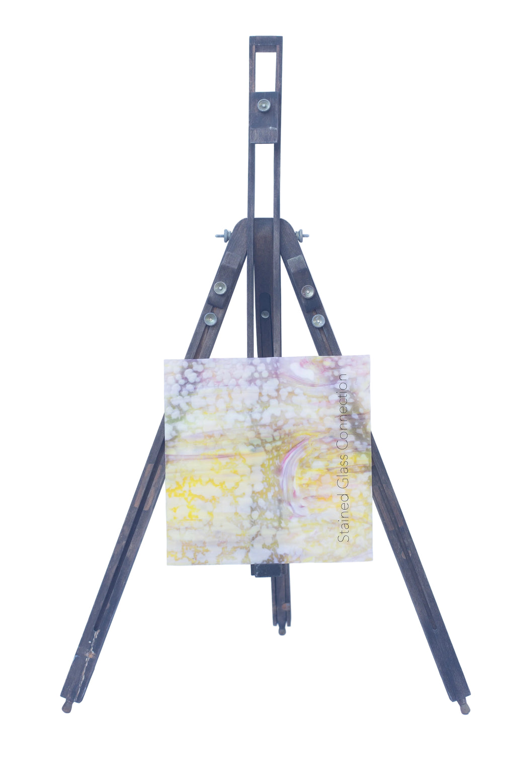 Yellow / White/ Purple Streaky Mottled