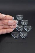 Glass Heart Jewels