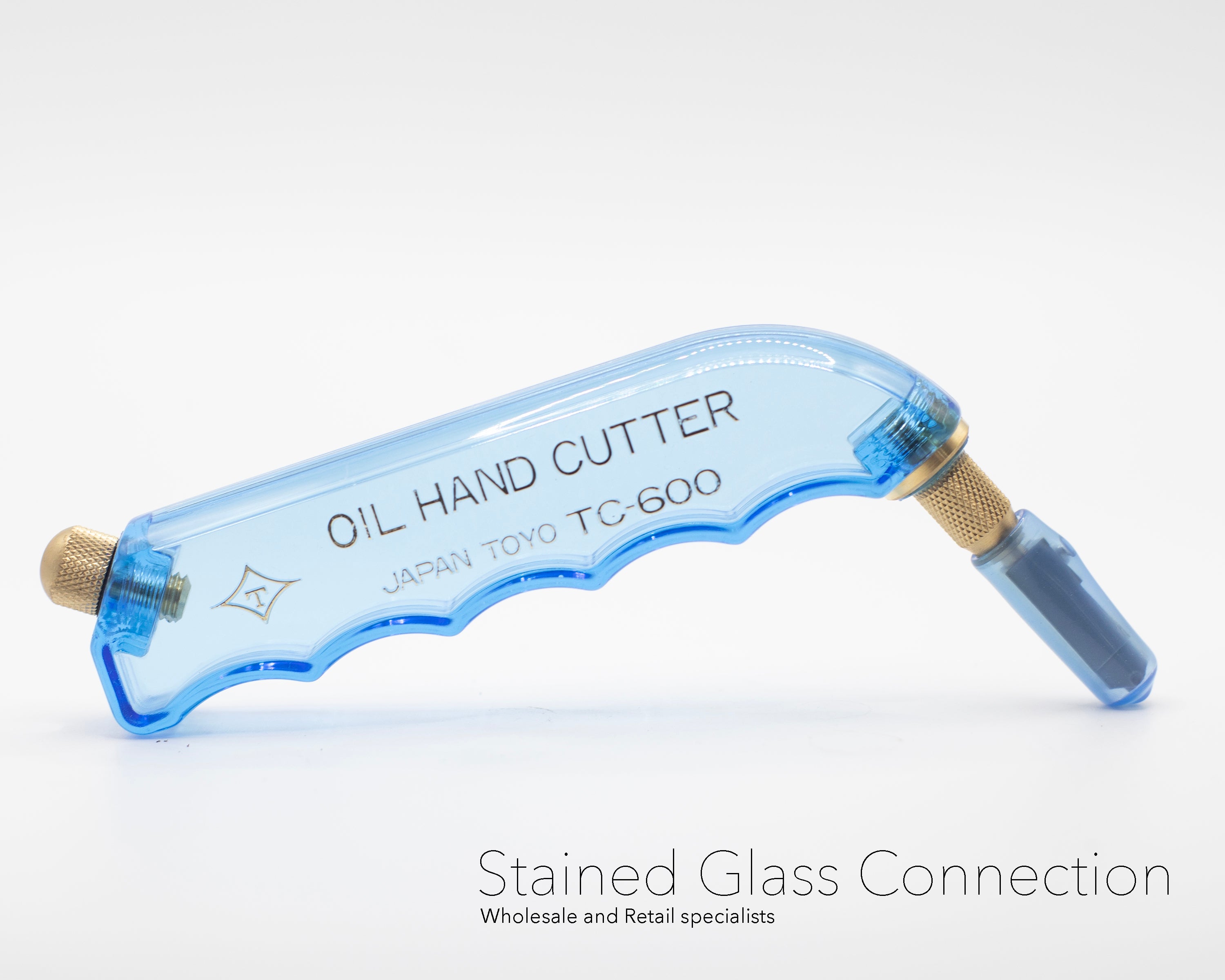 Pistol Grip Glass Cutter Blue