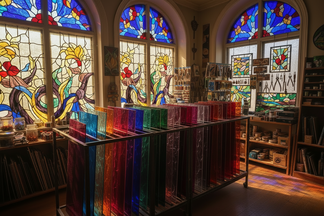stained glass studio glass 